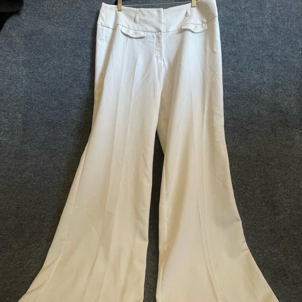 Worthington Cream Textured Pants